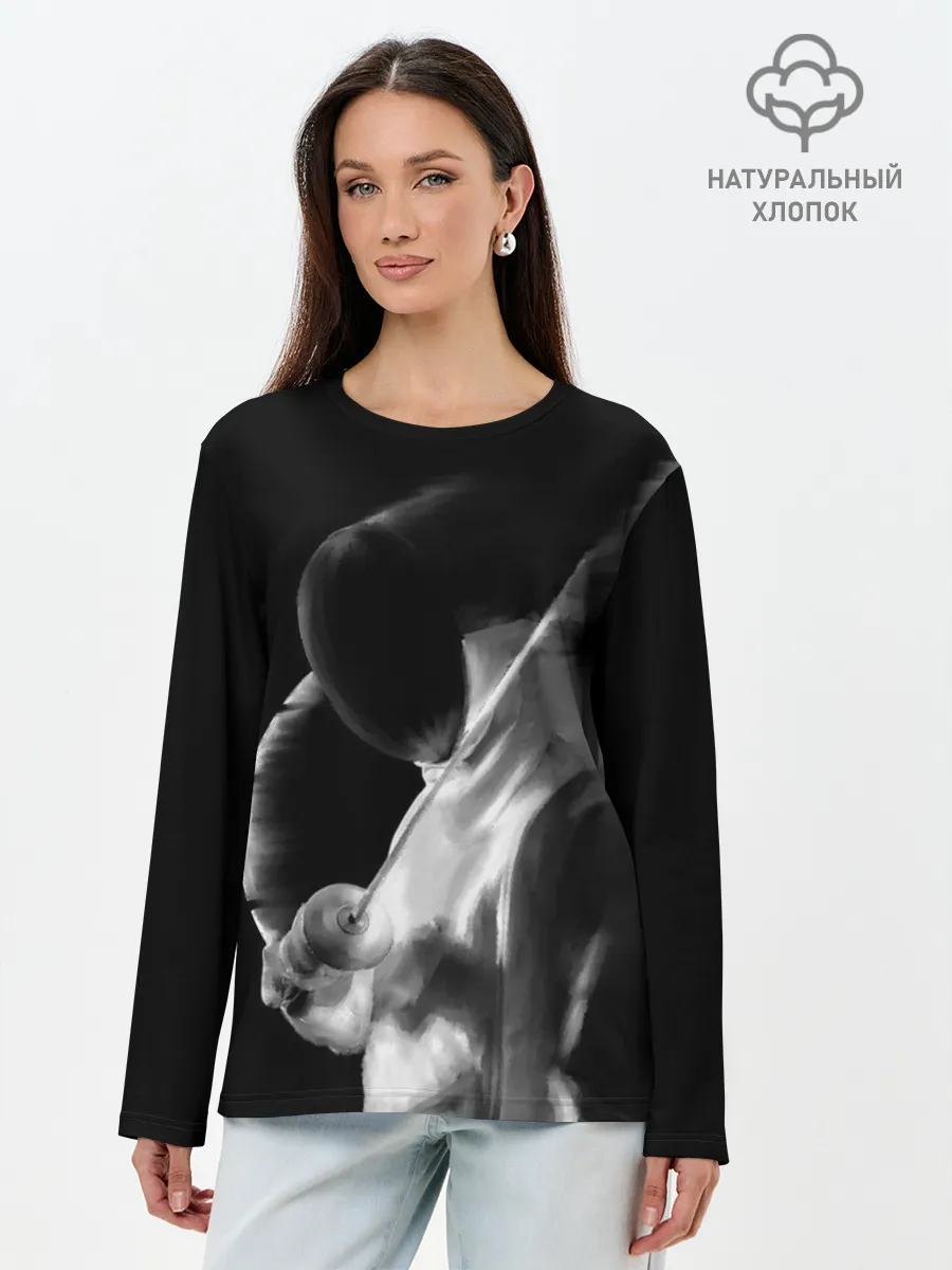 Лонгслив женский. Хлопок / Fencer