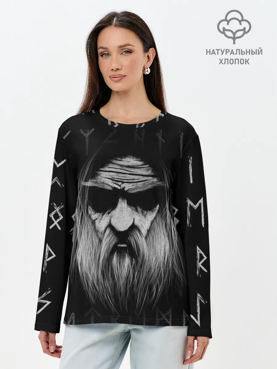 Лонгслив женский. Хлопок / Велес