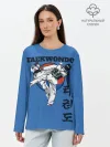 Лонгслив женский. Хлопок / Taekwondo