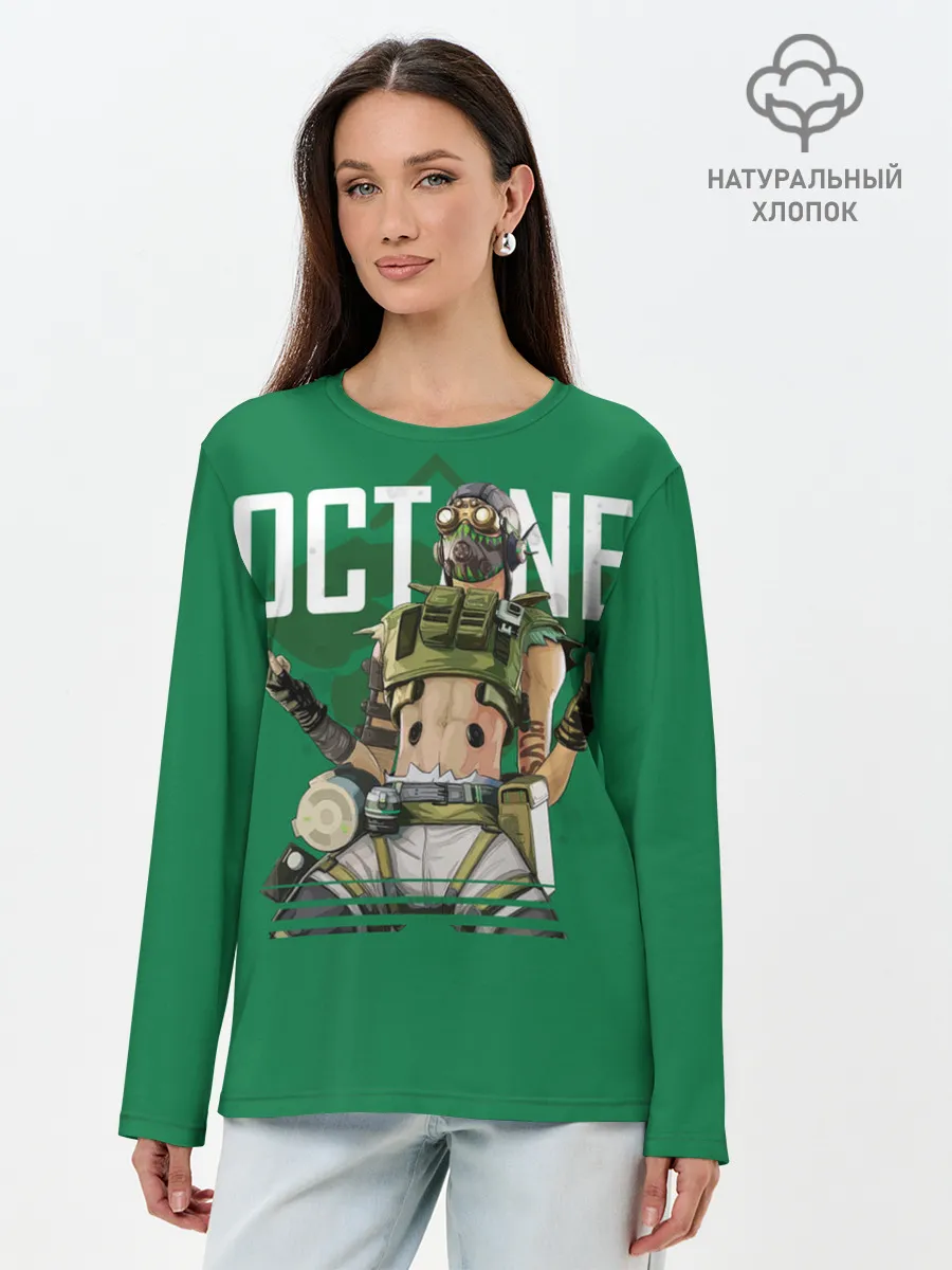 Лонгслив женский. Хлопок / Apex Legends