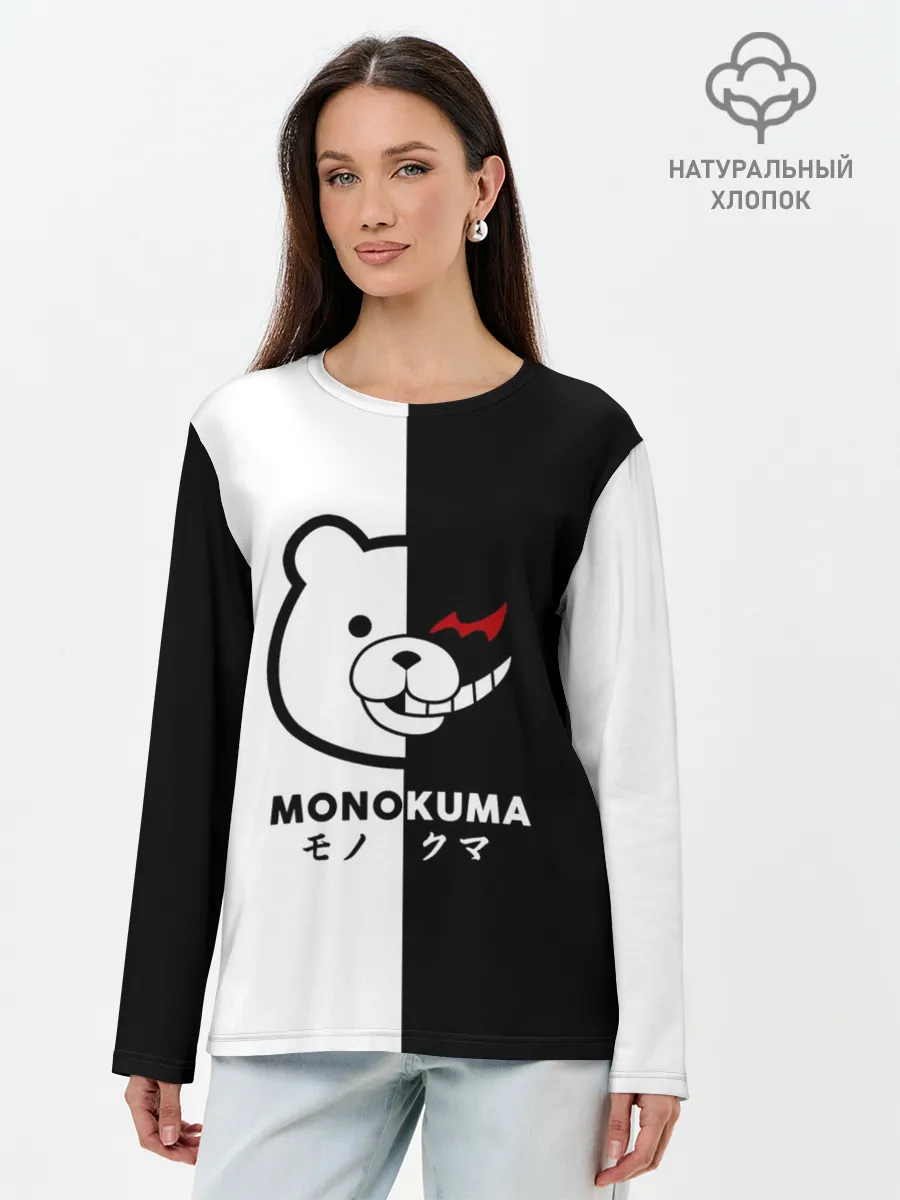 Лонгслив женский. Хлопок / _Monokuma_
