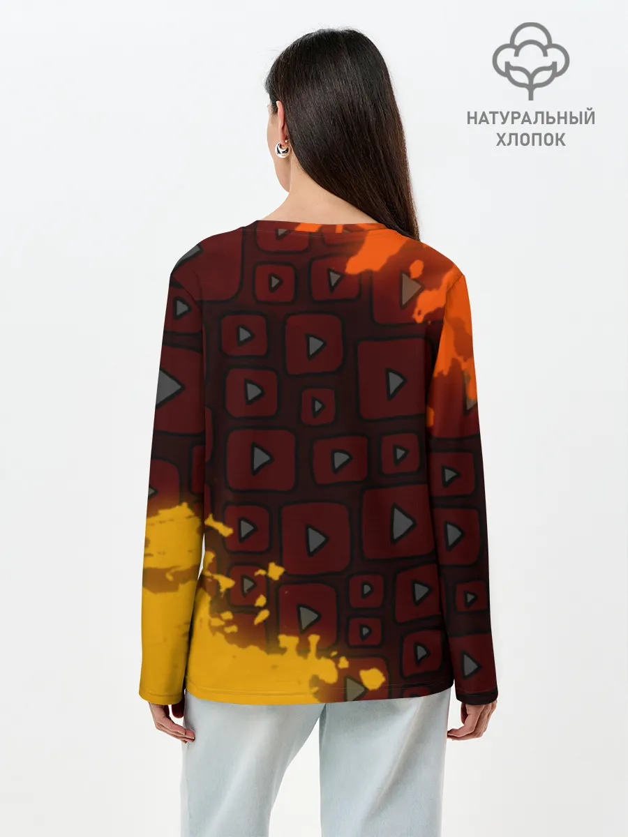 Лонгслив женский. Хлопок / YouTube