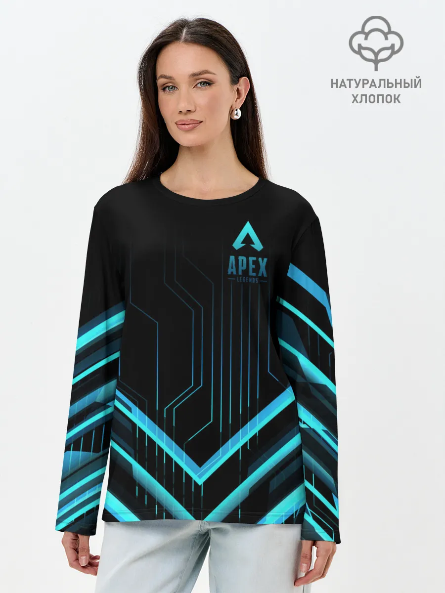 Лонгслив женский. Хлопок / Apex Legends