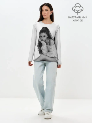 Лонгслив женский. Хлопок / Ariana Grande