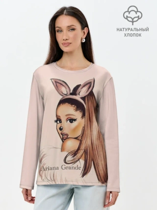Лонгслив женский. Хлопок / Ariana Grande