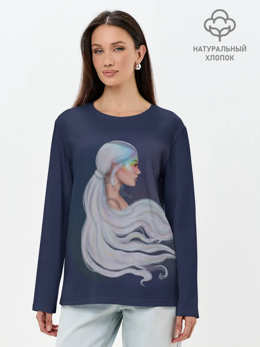 Лонгслив женский. Хлопок / Ariana Grande