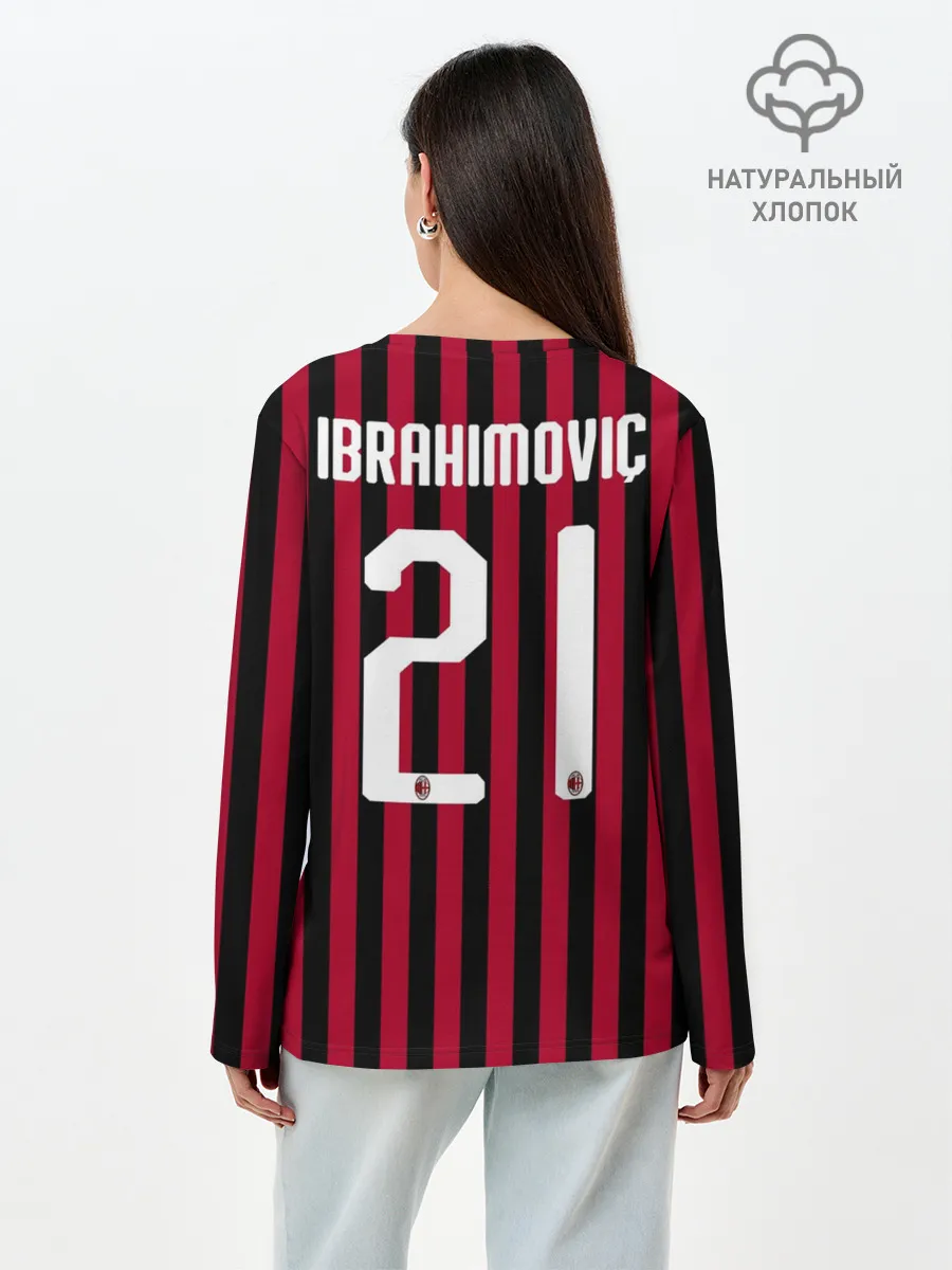 Лонгслив женский. Хлопок / Ibrahimovic home 19-20