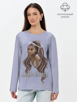 Лонгслив женский. Хлопок / Ariana Grande