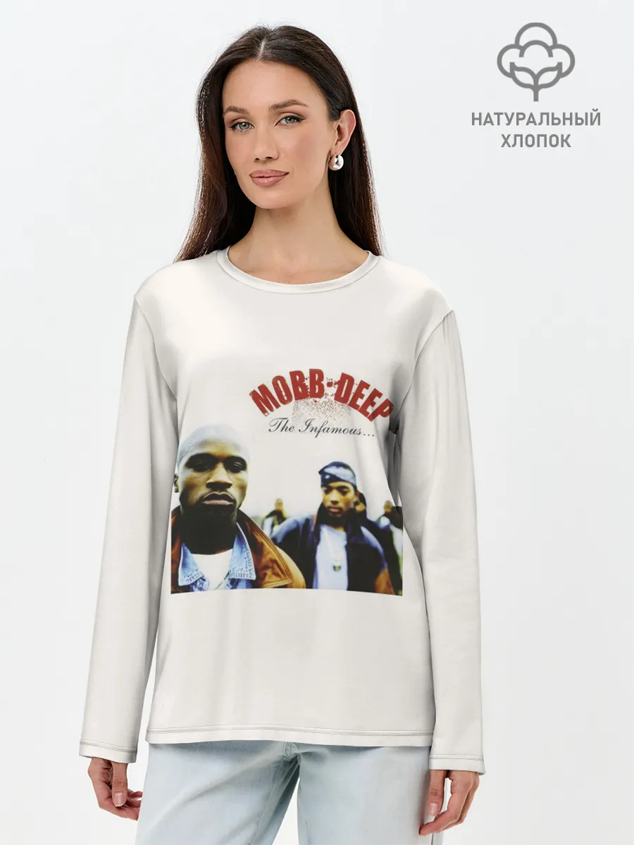 Лонгслив женский. Хлопок / Mobb Deep: The Infamous