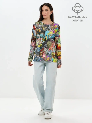 Лонгслив женский. Хлопок / CS GO