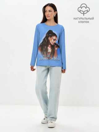 Лонгслив женский. Хлопок / Ariana Grande