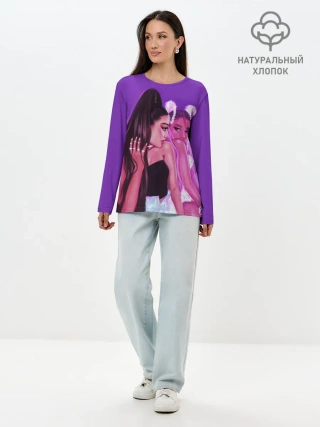 Лонгслив женский. Хлопок / Ariana Grande