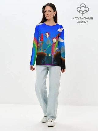 Лонгслив женский. Хлопок / TERRARIA GAME