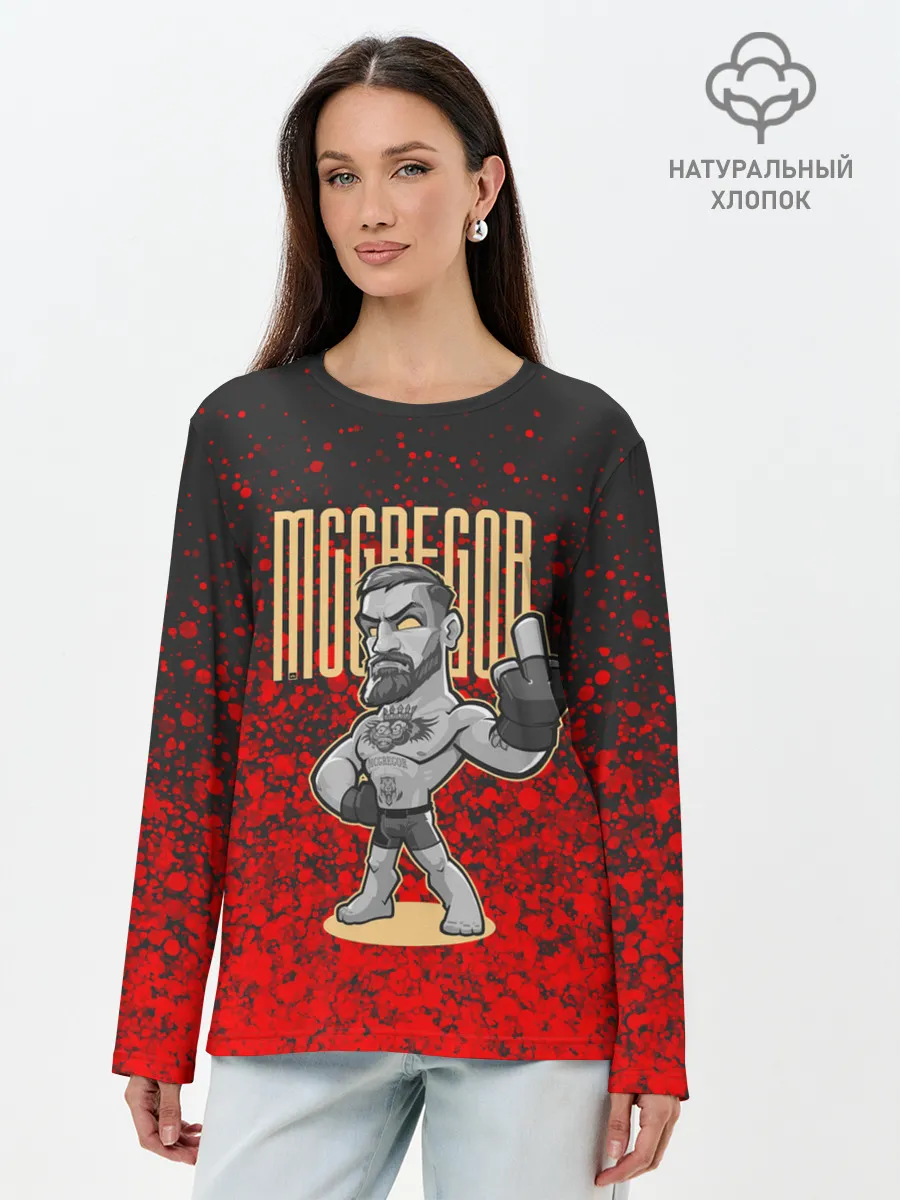 Лонгслив женский. Хлопок / Conor McGregor | Конор МакГрегор