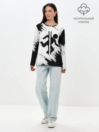 Лонгслив женский. Хлопок / PORTAL