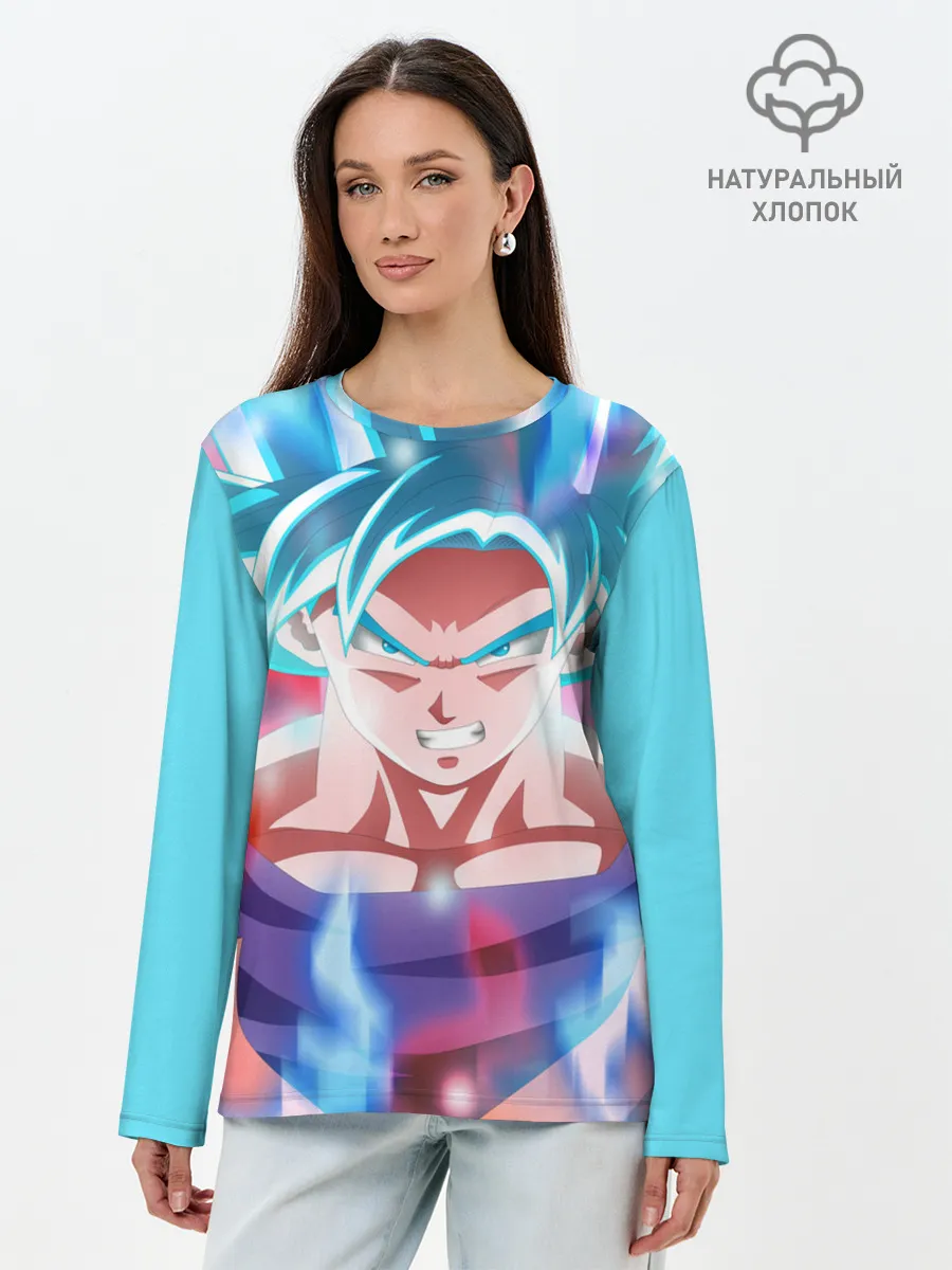 Лонгслив женский. Хлопок / Гоку