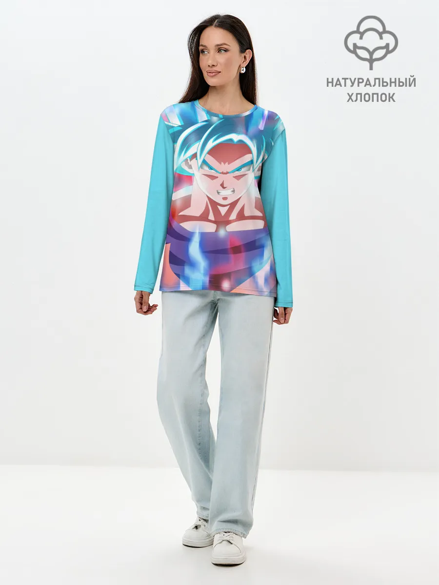 Лонгслив женский. Хлопок / Гоку