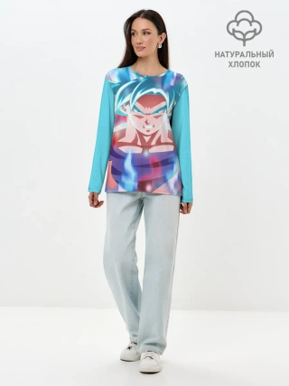 Лонгслив женский. Хлопок / Гоку