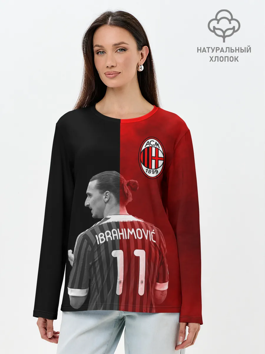 Лонгслив женский. Хлопок / Ибрагимович