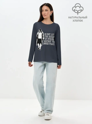 Лонгслив женский. Хлопок / The Big Lebowski