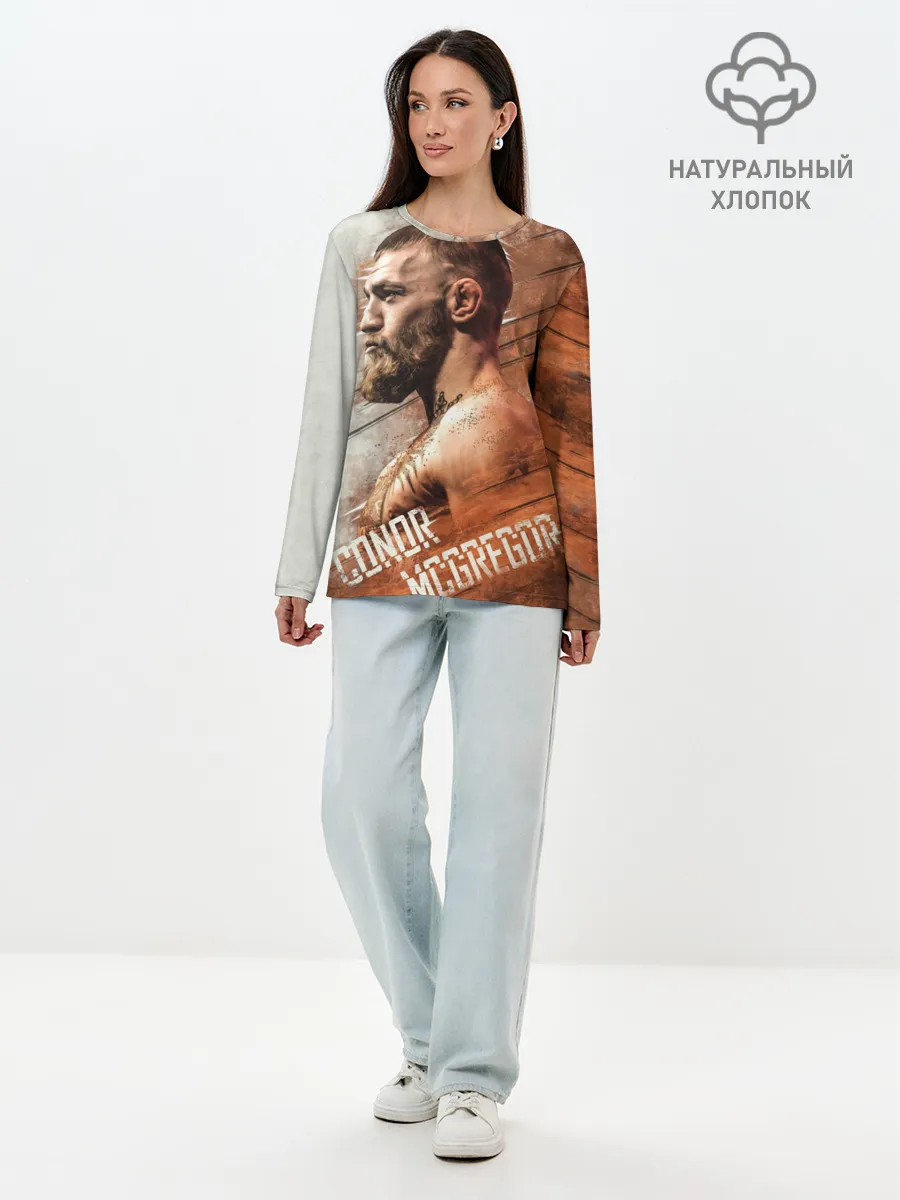 Лонгслив женский. Хлопок / McGREGOR