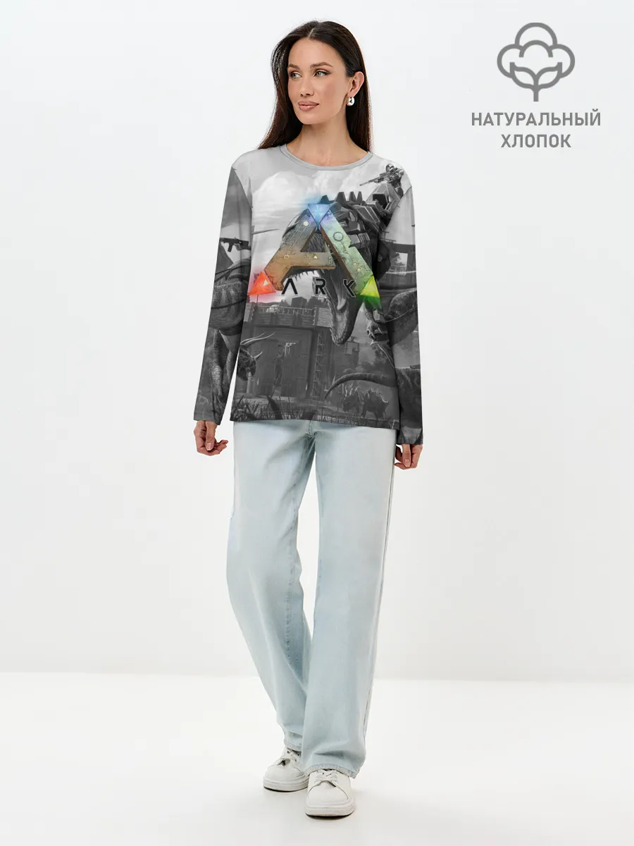 Лонгслив женский. Хлопок / Ark Survival Evolved