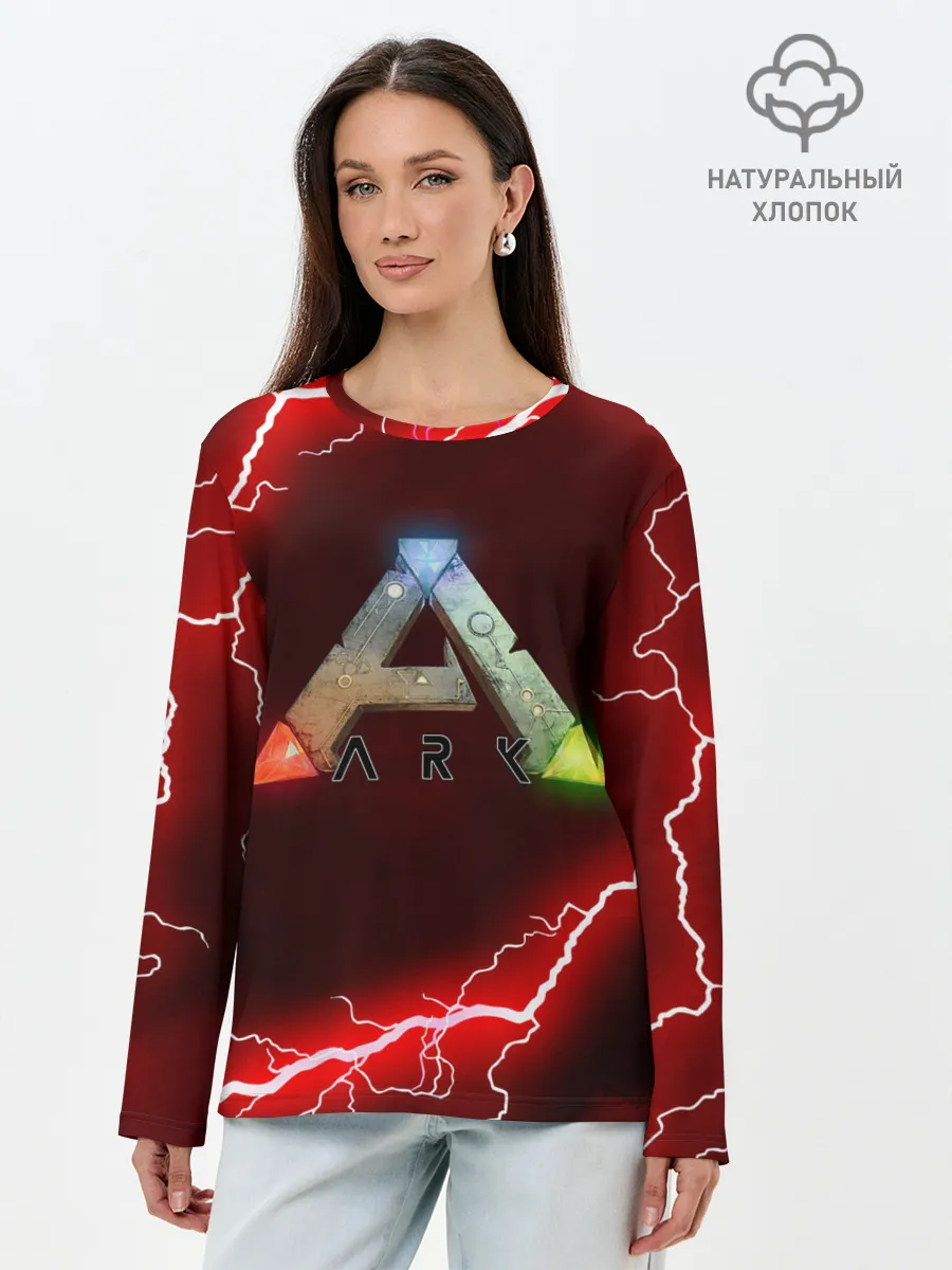 Лонгслив женский. Хлопок / Ark Survival Evolved