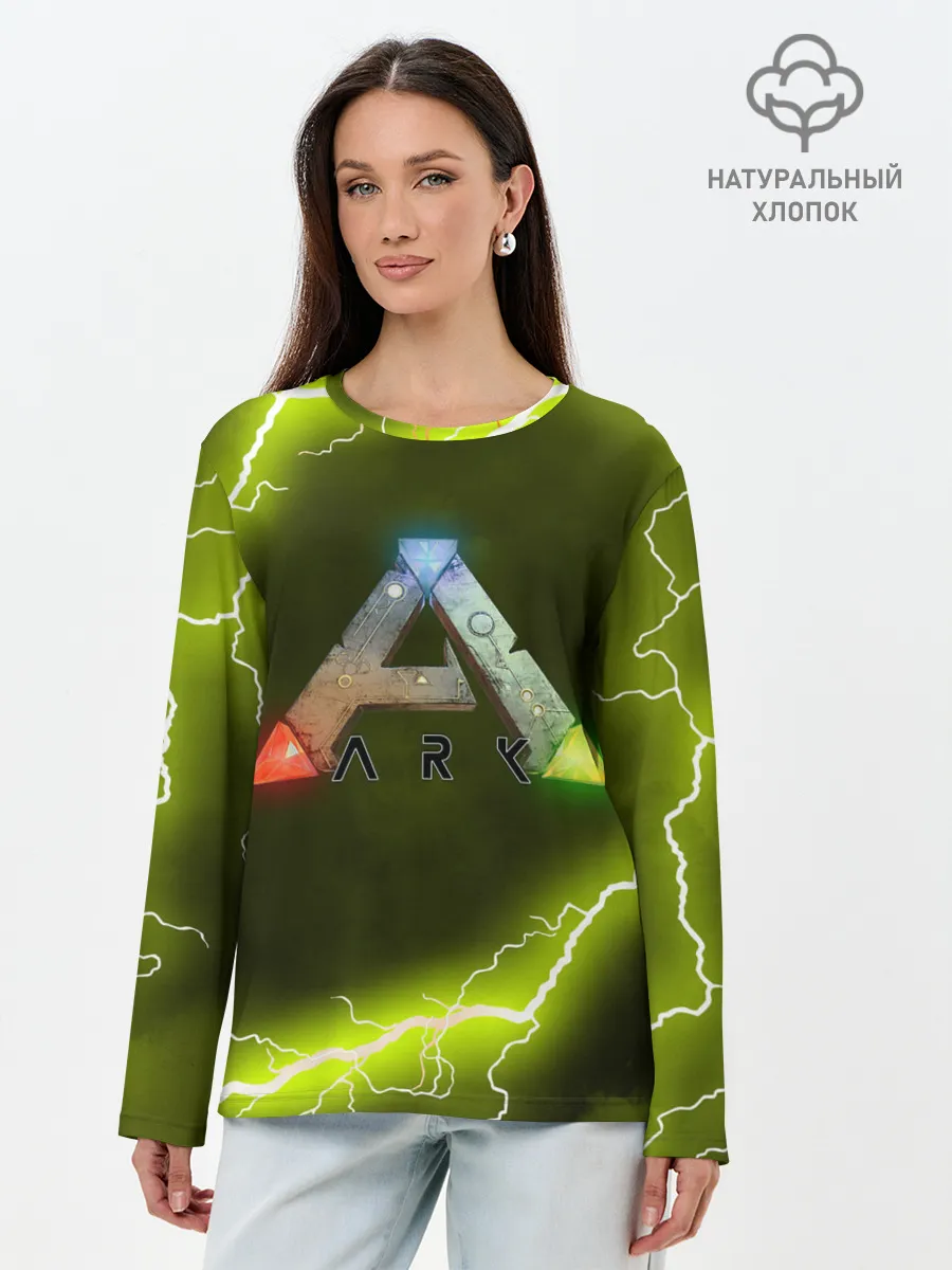 Лонгслив женский. Хлопок / Ark Survival Evolved