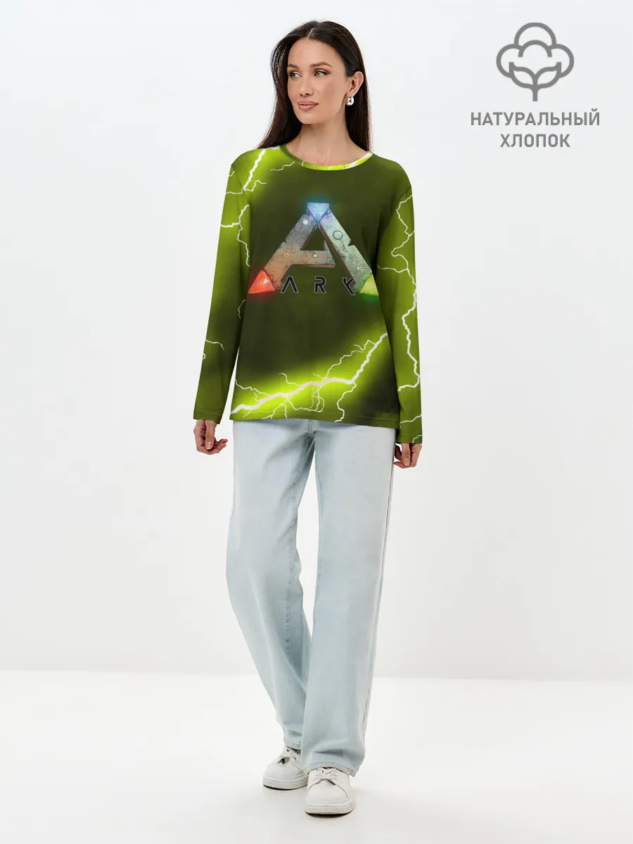 Лонгслив женский. Хлопок / Ark Survival Evolved