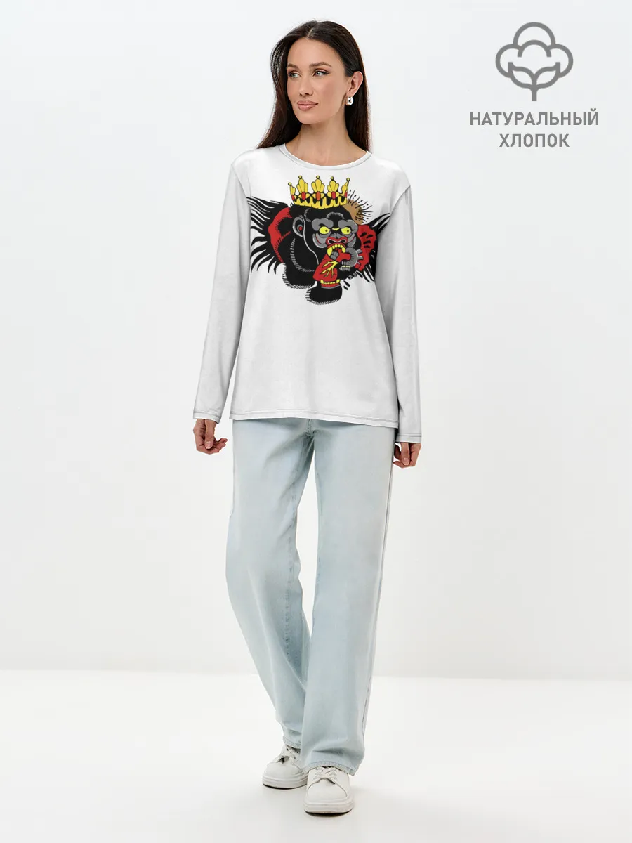 Лонгслив женский. Хлопок / Конор МакГрегор