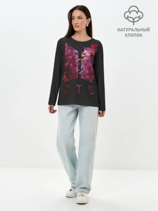 Лонгслив женский. Хлопок / BTS