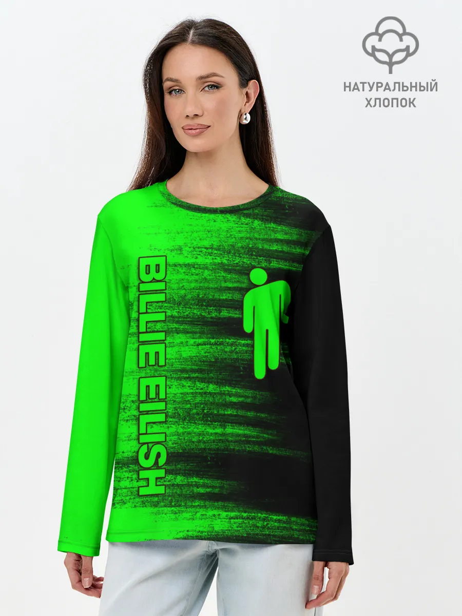 Лонгслив женский. Хлопок / BILLIE EILISH