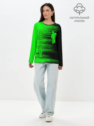 Лонгслив женский. Хлопок / BILLIE EILISH