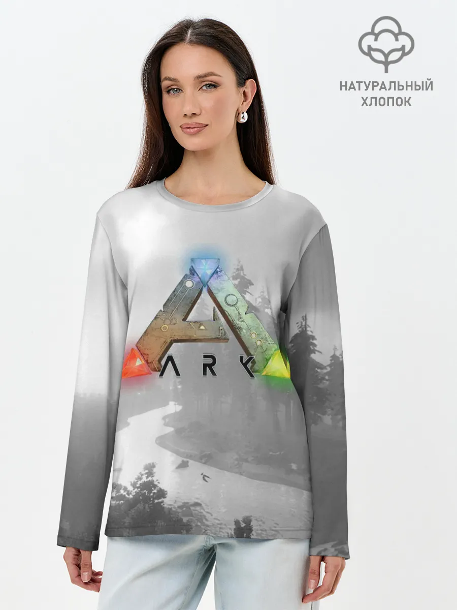 Лонгслив женский. Хлопок / Ark Survival Evolved
