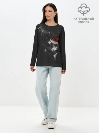 Лонгслив женский. Хлопок / Tokyo Ghoul