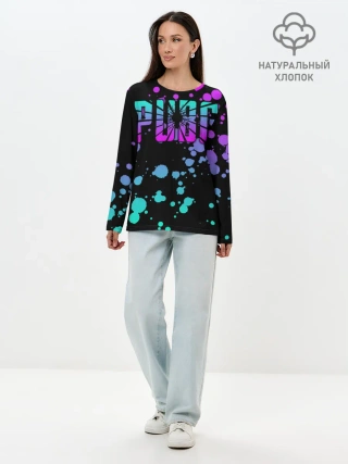 Лонгслив женский. Хлопок / PUBG