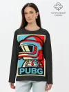 Лонгслив женский. Хлопок / PUBG