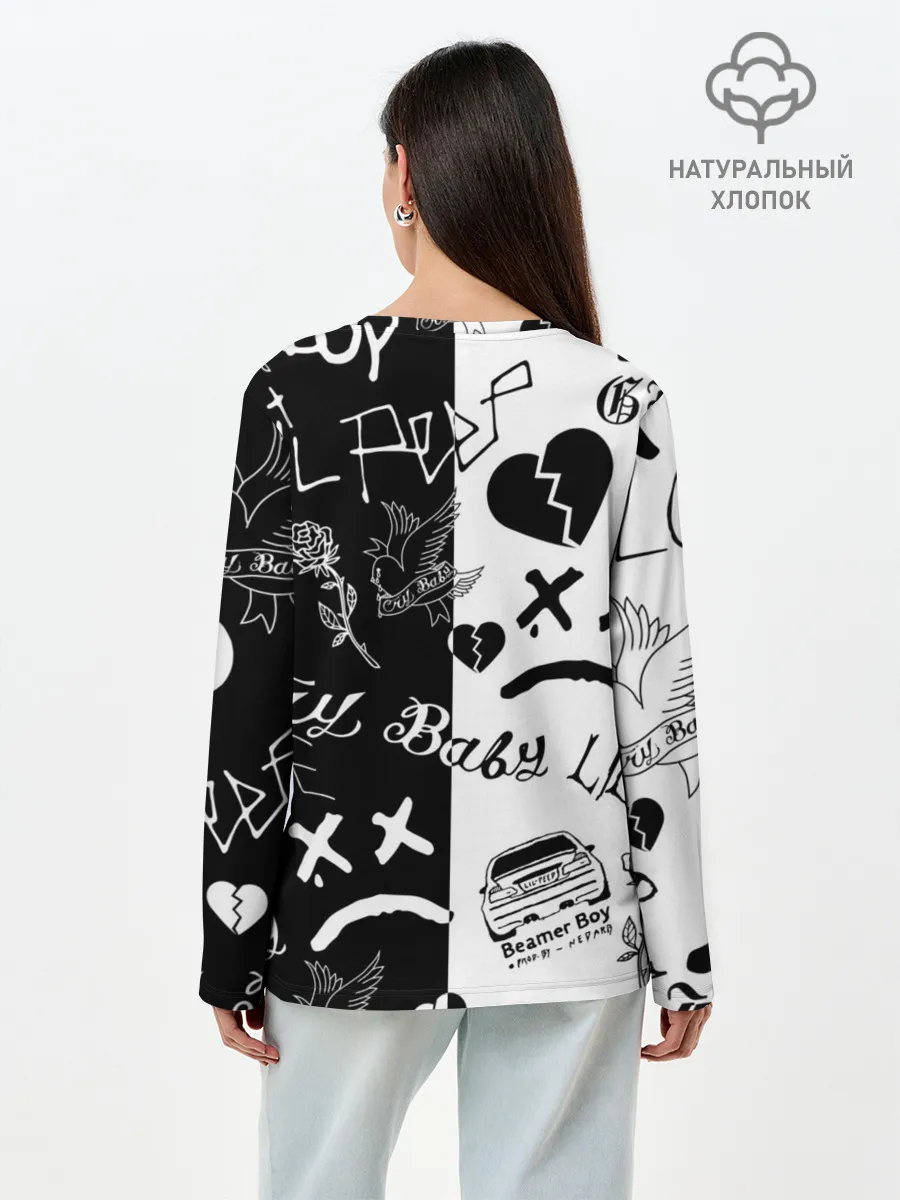 Лонгслив женский. Хлопок / LIL PEEP