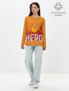 Лонгслив женский. Хлопок / HERO.Джейк