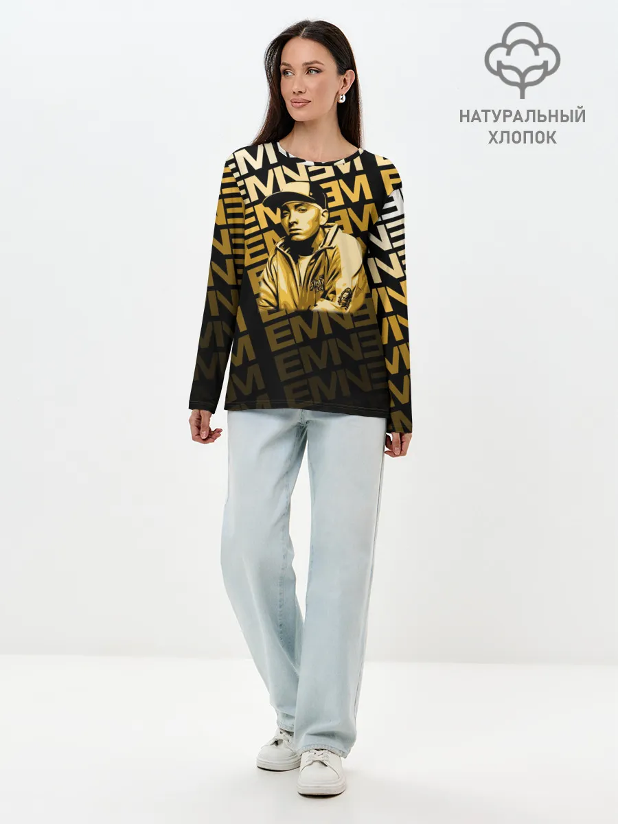 Лонгслив женский. Хлопок / Eminem