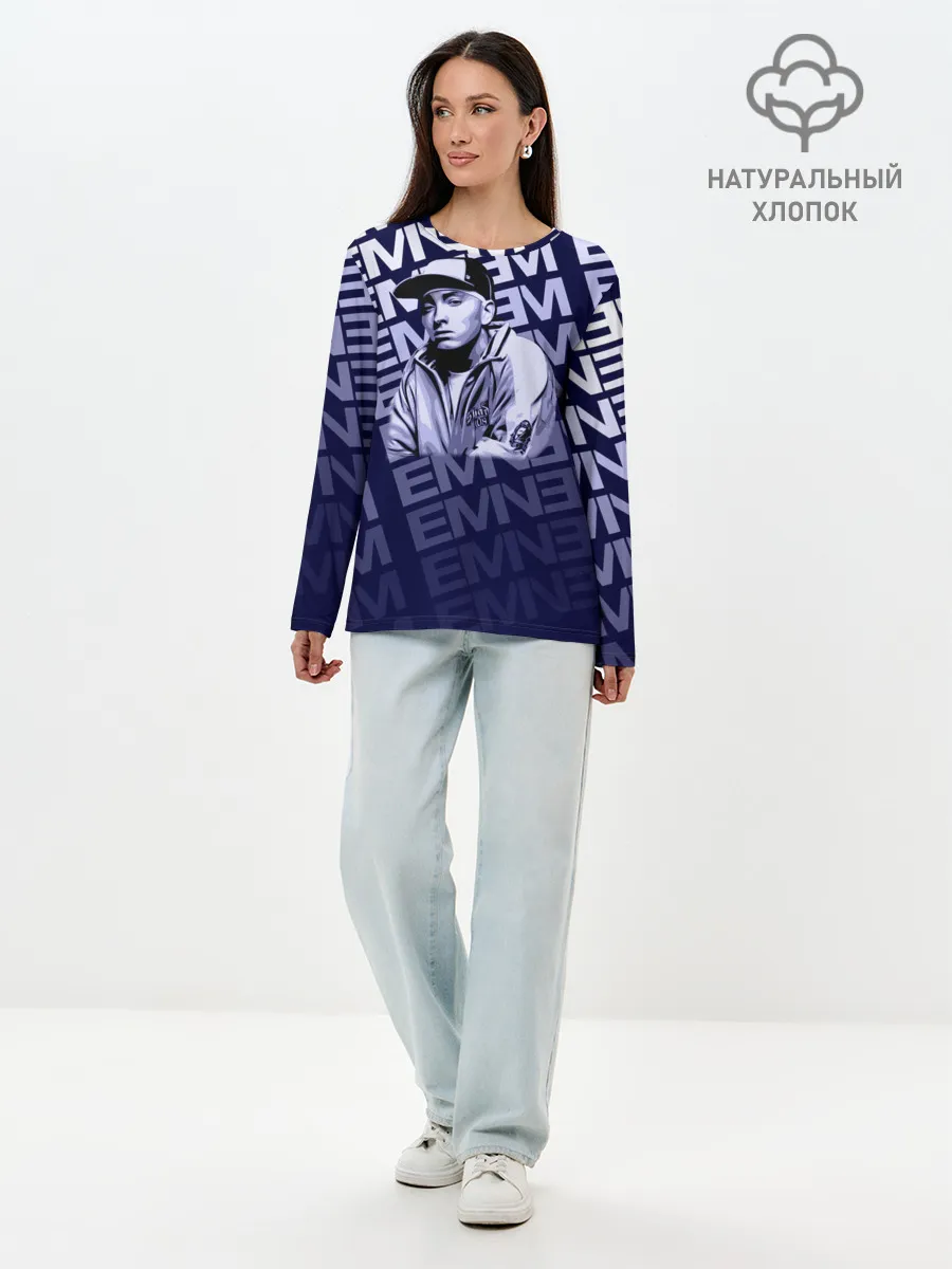 Лонгслив женский. Хлопок / Eminem