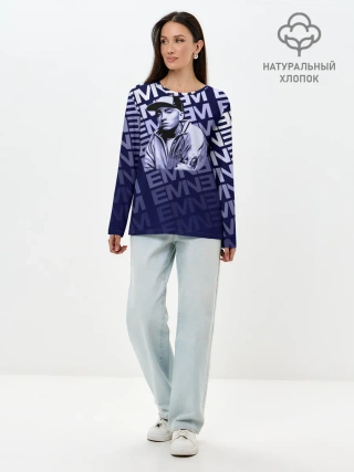 Лонгслив женский. Хлопок / Eminem