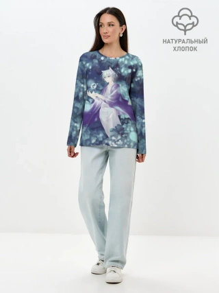 Лонгслив женский. Хлопок / Tomoe Kamisama