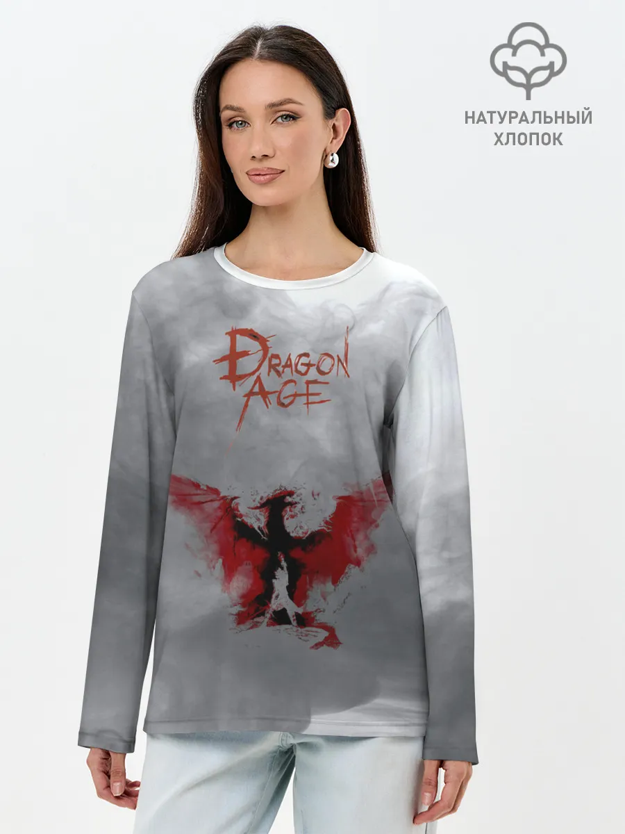 Лонгслив женский. Хлопок / Dragon Age