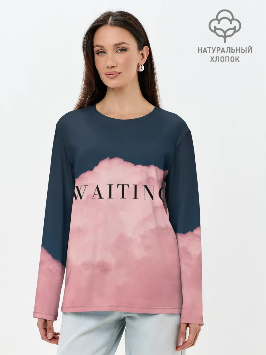 Лонгслив женский. Хлопок / WAITING