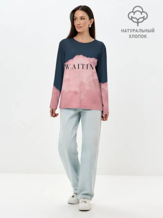 Лонгслив женский. Хлопок / WAITING