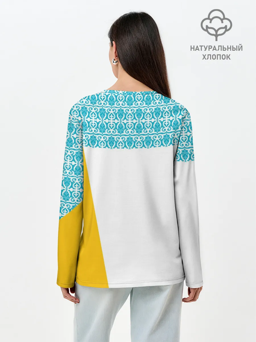 Лонгслив женский. Хлопок / Казахстан Форма