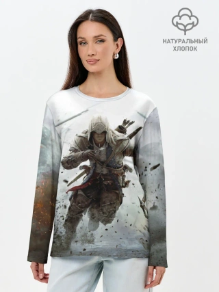 Лонгслив женский. Хлопок / ASSASSINS CREED
