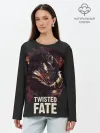 Лонгслив женский. Хлопок / Twisted Fate
