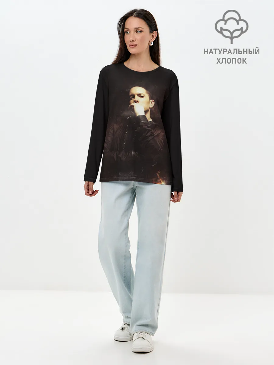 Лонгслив женский. Хлопок / EMINEM
